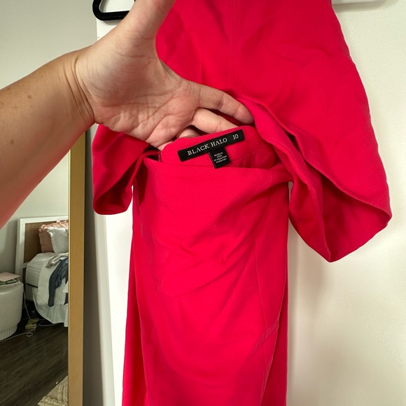 Hot pink two piece dress, Black Halo Kacie Two Piece Maxi- Laguna Pink - Picture 5 of 10